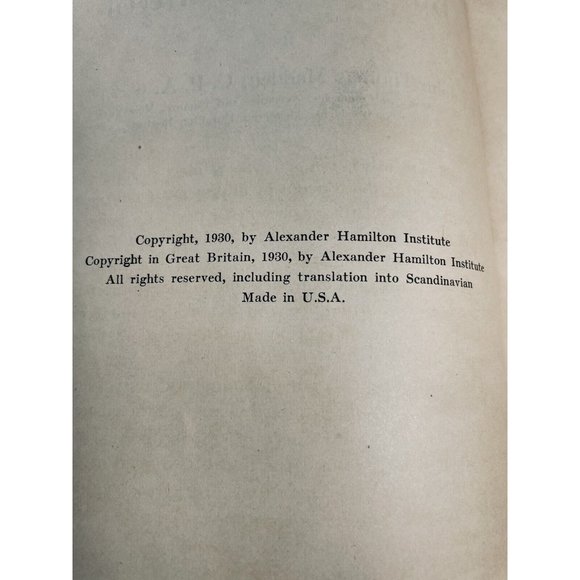 Modern Business Alexander Hamilton Institute Budgetar Control 1930 Vintage Book - Picture 9 of 12